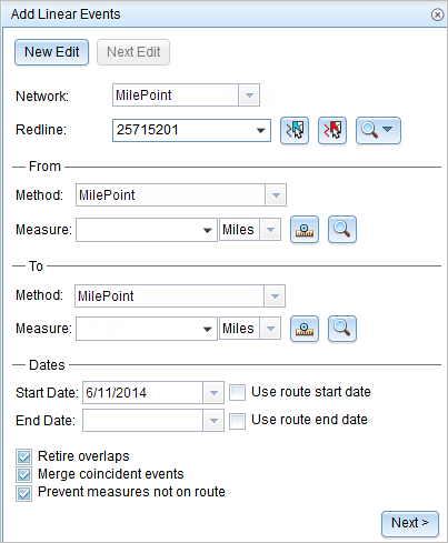 Complete the from and to methods and measures